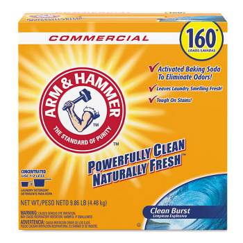 Arm & Hammer Powder Laundry Detergent, Clean Burst, 9.86 lb Box, 3/Carton