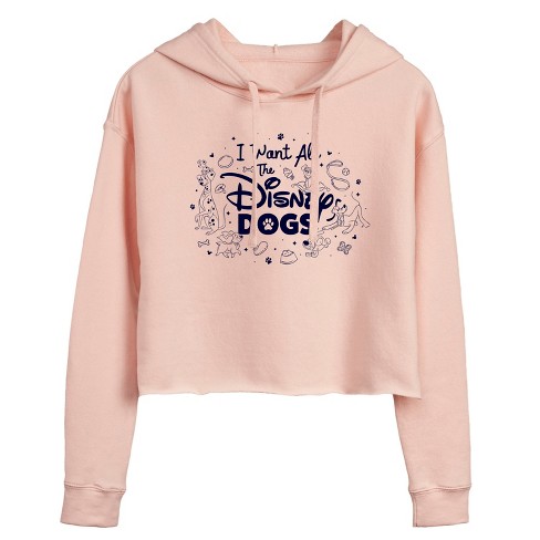 Disney cropped hoodie outlet