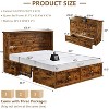 AMERLIFE Murphy Bed, Cabinet Bed Frame with Charging Station and Storage Drawer - 2 of 4
