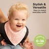 8pk Organic Baby Bandana Bibs, Baby Drool Bibs for Baby Boy, Girl, Baby Bibs for Infant, Newborn - 3 of 4