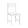 RiverRidge Kids' Desk and Chair Playroom Set with 2 Art Storage Cubbies and 2 Side Bookshelves White with 2 Magnetic Art Display Bars - 4 of 4