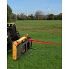 Hay Spear, 49'' Bale Spear 4500lbs Capacity - Quick Attach with 2x17'' Stabilizer Spears, Hex Nut for Buckets Tractors Loaders - 2 of 4