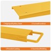 Heavy Duty Steel Pallet Fork Extensions for Forklifts – 4.5 Inch Wide, 72 & 96 Inch Length Options, 4600 lb Capacity, Easy Install – Yellow/Orange - 4 of 4