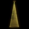 vidaXL Christmas Tree Light Cone with 1544 Warm White LEDs - Outdoor and Indoor use - Stunning 8 Lighting Effects - 3 of 4