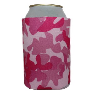 400 Pink Camo Foam Beverage Can Cooler - 1 of 1