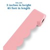 Carson Dellosa Education 65' Dusty Rose Rolled Scalloped Bulletin Board Borders (1 roll) - 3 of 4