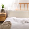 PiccoCasa 100% Long Staple Combed Cotton Zipper Long Pillowcases 1 Pc - 4 of 4