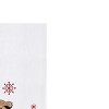 C&F Home Festive Dog Jumping Christmas Holiday Machine Washable Embellished Flour Sack Kitchen Towel 27L x 18W in. - 3 of 4