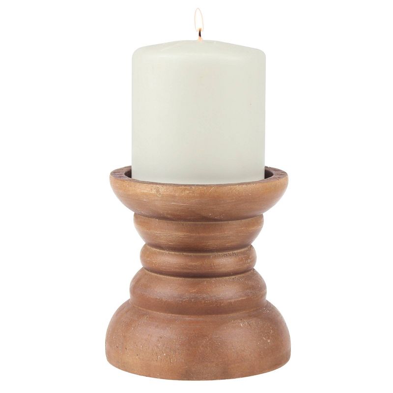Candle Stick Holder Brown - Stonebriar Collection, 3 of 6