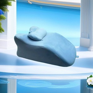 FONTOI Multi-Functional Bed Pillow, Ergonomic Spinal Posture Support for Bedroom, Blue, 14.1"*9"*23.6" - 1 of 4