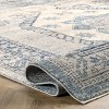 Nuloom Alexis Oriental/Persian 4x6 Indoor Area Rug for Living Room Bedroom Dining Room Kitchen, Blue/Ivory - 4 of 4