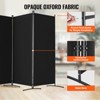 VEVOR Room Divider, 4 Panel Room Divider, Folding Privacy Screen and Portable Partition Divider for Room Separation, Freestanding Room Partitions - 4 of 4