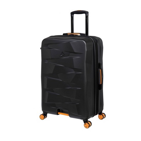 It Luggage Elevate Hardside Medium Checked Expandable Spinner Suitcase -  Black : Target