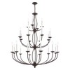 Livex Lighting Home Basics 24 - Light Chandelier in  Bronze - 4 of 4