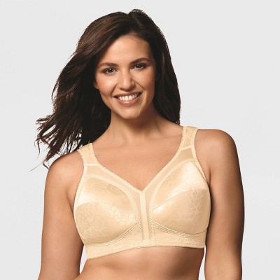 Playtex 18 Hour Ultimate Lift & Support Wireless Bra Nude 44DD