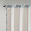 PAGED 84"x100" Printed Ikat Curtain Panel,Blackout Curtains for Bedroom,Window Patio Panel with Grommet Top,Living Room Curtains - 4 of 4