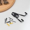 Unique Bargains Garage Storage Hooks with Screws Small Square Base Plate without Hook 4.4"x2.8"x2.6" 1Pcs - 2 of 4