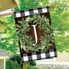 Wreath Monogram J Double-Sided House Flag Everyday 28" x 40" Briarwood Lane - 4 of 4