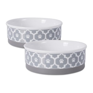 Bone Dry Pet Bowl - Set/2 - 1 of 4