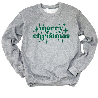 Simply Sage Market Women's Graphic Sweatshirt Whimsical Merry Christmas