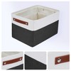 REGALWOVEN Cotton Collapsible Lightweight Sturdy Storage Bin 15*11*9.4in 3 Pcs - 2 of 4