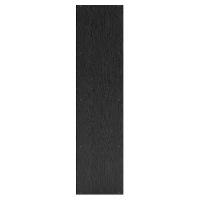 Black 47" Modern Stackable 4-Tier Wood Cube Bookcase