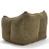 SEVOBAL Sofas Comfortable Bean Bag Chair with High-Resilience Foam Armrests for Living Room Bedroom, Green, 47.2"*36.2"*30.7" - 4 of 4