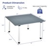 Tangkula Folding Outdoor Camping Table w/ Carry Bag for Beach Picnic BBQ Camping Fishing - 3 of 4