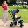 Kinder King 8 in 1 Kids Baby Stroller Tricycle Folding Toddler Trike w/Adjustable Push Handle - 2 of 4