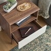 Modway Envision Mid-Century Modern, Nightstand, Walnut White - 2 of 4