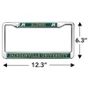 Jacksonville University Alumni Full Size Standard License Plate Metal Frame - 4 of 4