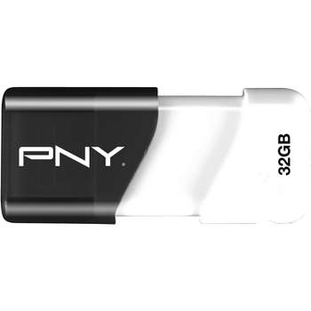 PNY Turbo 32GB USB 3.0 Type A Flash Drive Grey (P-FD32GTBOP-GE)