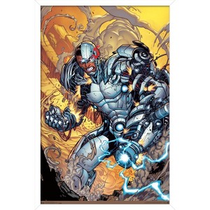 Trends International DC Comics - Cyborg - Battle Framed Wall Poster Prints - 1 of 4