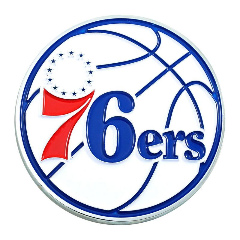 NBA Philadelphia 76ers 3D Metal Emblem, 1 of 4