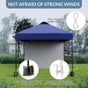 Garvee 10'x10' Outdoor Canopy Tent with Sidewall, Pop up Canopy with Vented Roof, Portable Instant Camping Beach Canopy Tents - 4 of 4