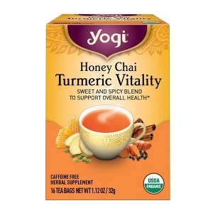 Yogi Tea - Honey Chai Turmeric Vitality Tea - 16ct - 1 of 4