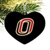 Omaha Primary Logo Heart Love Wood Christmas Tree Holiday Ornament - 2 of 3
