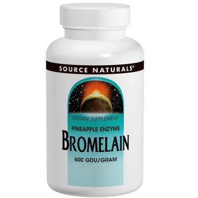 Bromelain 500mg 2000GDU by Source Naturals, Inc.  -  30 Tablet