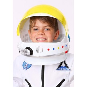 HalloweenCostumes.com    Childrens Astronaut Helmet, White - 1 of 4