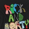 Rick And Morty Illustrated Logo Kids T Shirt For Youth, Black - 3 of 4