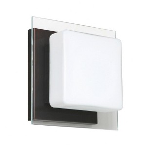 Besa Lighting Alex 1 - Light Vanity in  Bronze - 1 of 1