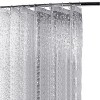 Home Mart Goods Grey Transparent Stone Pebble PEVA Shower Curtain Liner Waterproof - 3 of 3