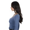 Alilang Women's Long Wavy Wig with Bangs , Heat-Resistant for Daily or Party Use - 2 of 4
