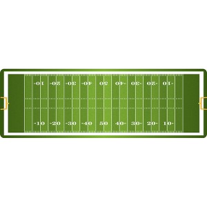 Ashley Productions® The Original Fun Mat™, Mat Runner, 15.5" x 47", Football Field - 1 of 1