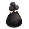 Jessie's Wig 8-30 Inch Normal Grade B Straight Human Hair Bundles 95g  Straight #1b Natural Black 1Pcs/Pack - 4 of 4