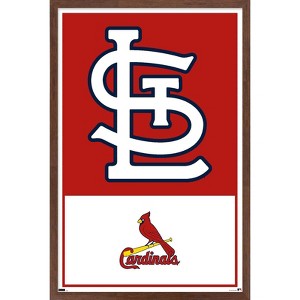 Trends International MLB St. Louis Cardinals - Logo 22 Framed Wall Poster Prints - 1 of 4