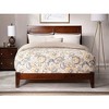 AFI Furnishings Portland Full Traditional Bed with Open Footboard and Turbo Charger in Walnut - 3 of 4