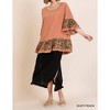 Women's Animal Print Ruffle Hem Top - umgee - 4 of 4