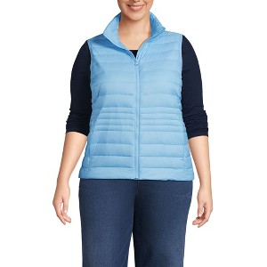 Lands' End Women's Wanderweight Packable Ultralight Down Vest - 1 of 4