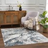 Hauteloom Lively Marble Blue Area Rug - 2 of 4
